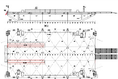 A.M.S. GLADSTONE - 210ft Deck Cargo and Ballast Tank Spud Barge under construction and committed for Australia